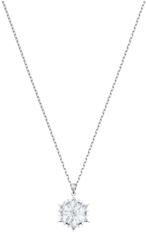 Swarovski Magic Pendant, White, Rhodium plating White Rhodium-plated