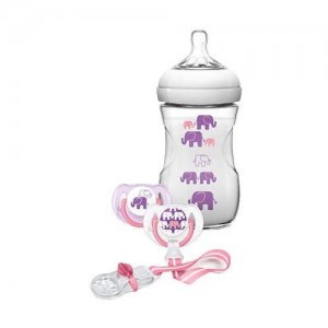 Philips Butelka, 2 smoczki + klips ELEPHANT GIRL 260ml