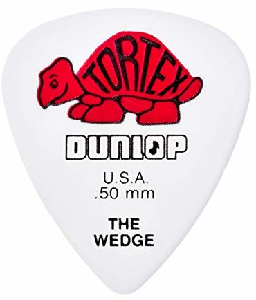 Dunlop Jim 424P.50 Tortex Wedge Red .50Mm 23424050012
