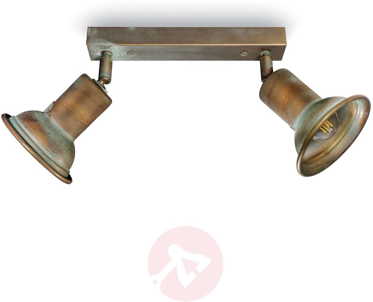 Moretti Lampa sufitowa Genziana 1412.E27 2-pkt. mosiądz
