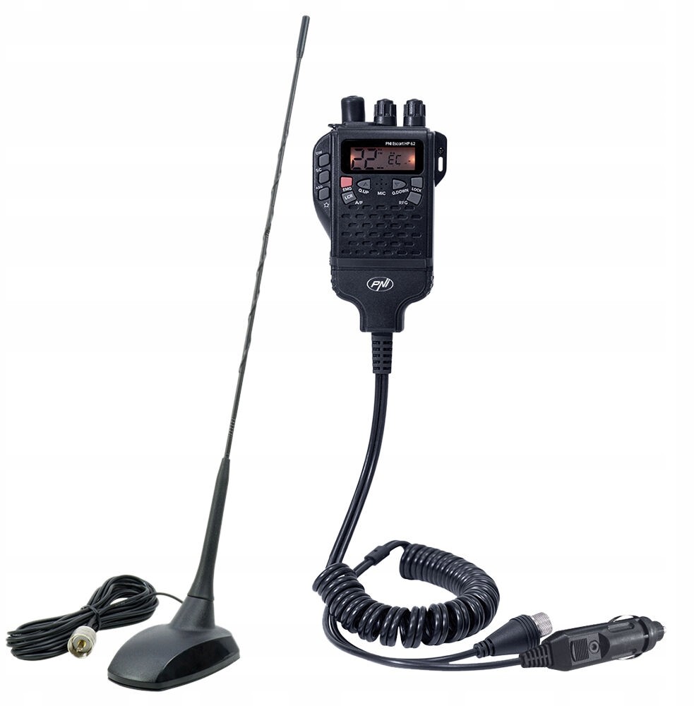 Pni Escort HP-62 Cb radio ręczne + antena 45cm mag