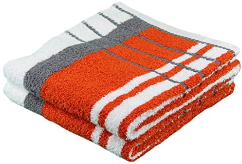 Gozze Berlin ręcznik 50/100 cm, pomarańczowy/antracytowy, 50 x 100 cm 102-1122-A4