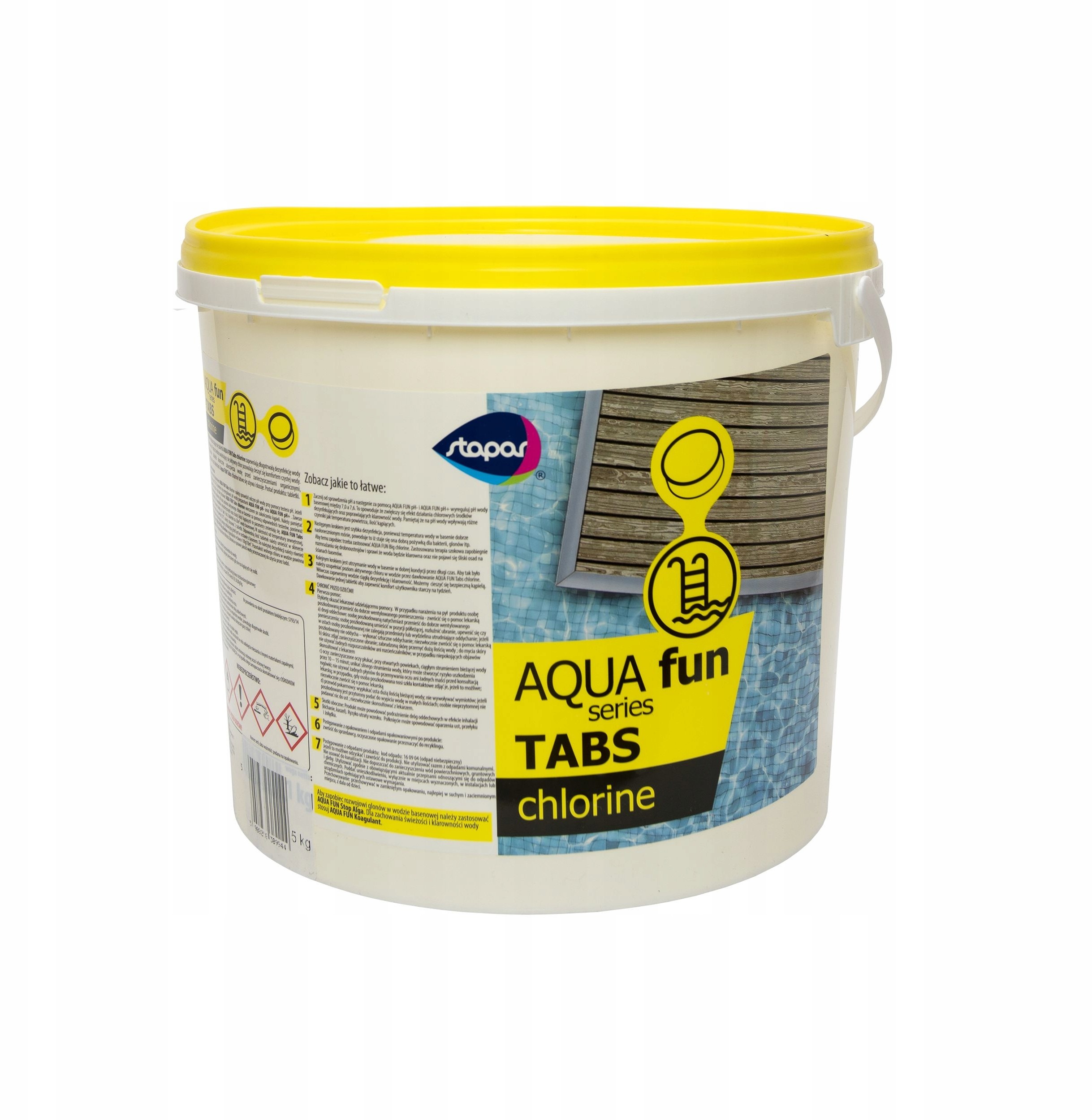 Chlor Szok Tabletki Dla Basenu 20g Aqua Fun, 3kg