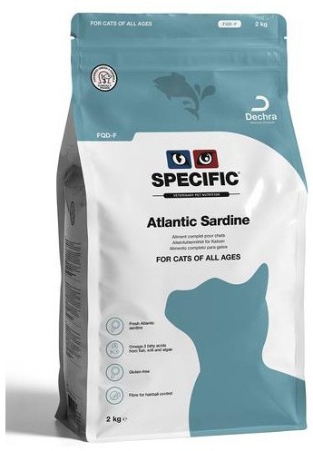 Specific Dechra Fqd Atlantic Sardine Sardynki 2kg - pełnoporcjowa karma dla kotów