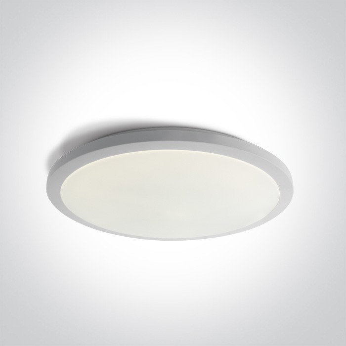 OneLight Plafon LED 50cm Mitopoli okrągły 3000K biały 36W 67448A/W/W - OneLight 67448A/W/W