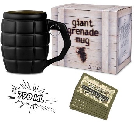 Froster Gigantyczny Kubek Granat - Czarny GAD02503