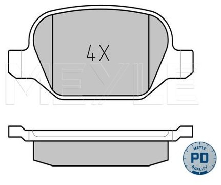 Wulf Gaertner Autoparts Zestaw klocków hamulcowych, hamulce tarczowe Wulf Gaertner Autoparts 025 235 1716/PD