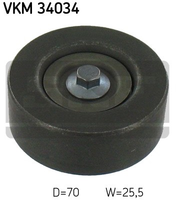 SKF rolka kierunkowa / prowadząca, pasek klinowy zębaty VKM 34034