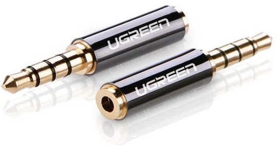Ugreen Ugreen adapter przejściówka z 2,5 mm micro jack na 3,5 mm mini jack czarny (20502) 20502-ugreen