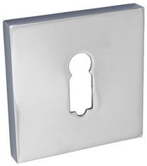 Alubrass klamki drzwiowe Szyld O SLIM na klucz chrom BLITZ BSOCRK BSOCRK