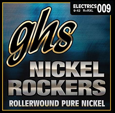 GHS NICKEL ROCKERS zestaw strun do gitary elektrycznej - R+RXL - bardzo lekki - 009/042 GHSRXL