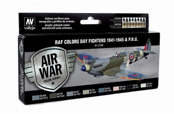 Vallejo Zestaw Air War 8 farb - WWII RAF Day European Vallejo 71162