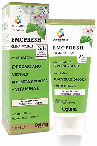 OPTIMA NATURALS Srl Emofresh crema eudermica con ippocastano 100 ml