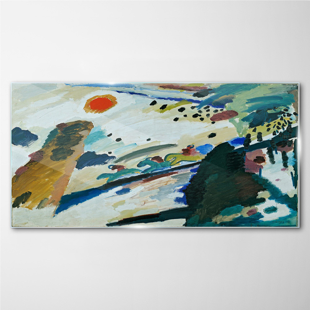 PL Coloray Obraz na Szkle Zima Krajobraz 140x70cm