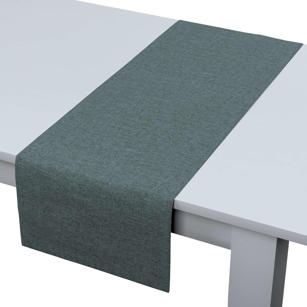 Dekoria pl Bieżnik prostokątny szary błekit szenil 40 × 130 cm City 410-704-85
