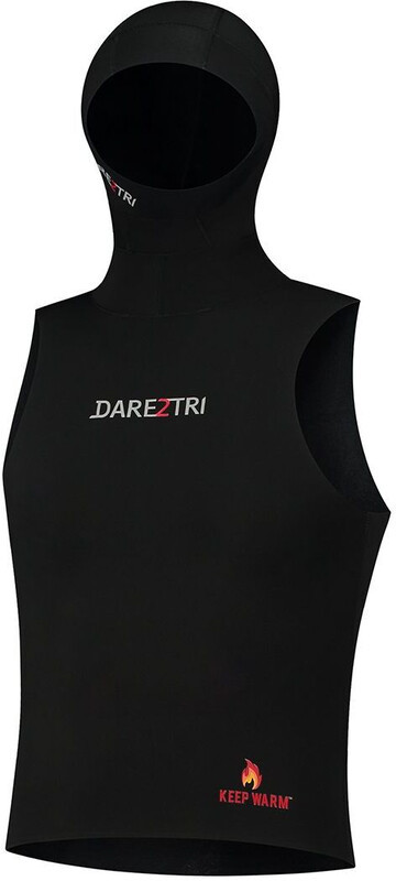 Dare2Tri Dare2Tri Keep Warm Kamizelka neoprenowa z kapturem Mężczyźni, czarny L 2021 Pianki do pływania 19020L