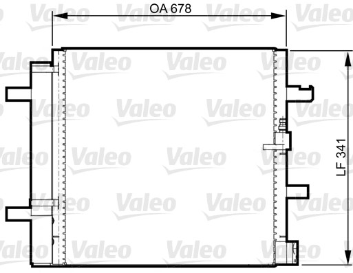 VALEO skraplacz 814370