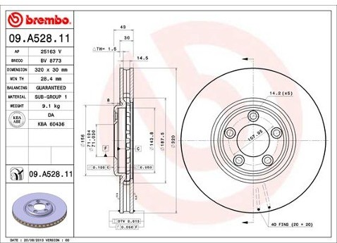 BREMBO 09.A528.11