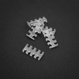 King Mod Services Mod Services 8-gniazdowy grzebień kablowy 3 mm mały przezroczysty zestaw 5 sztuk 4250144801971