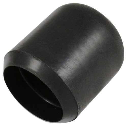 Bulk Hardware Tuleja  25 MM krzesło do ochrony podłogi  czarny (opakowanie po 8)
