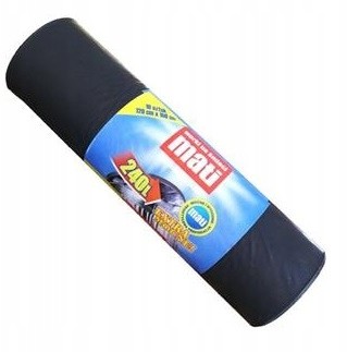 Mati Worki na śmieci czarne 240l 10 szt. 9773