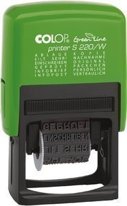 Colop 127786 słowo Band stempel Printer S220/W Green Line 127786