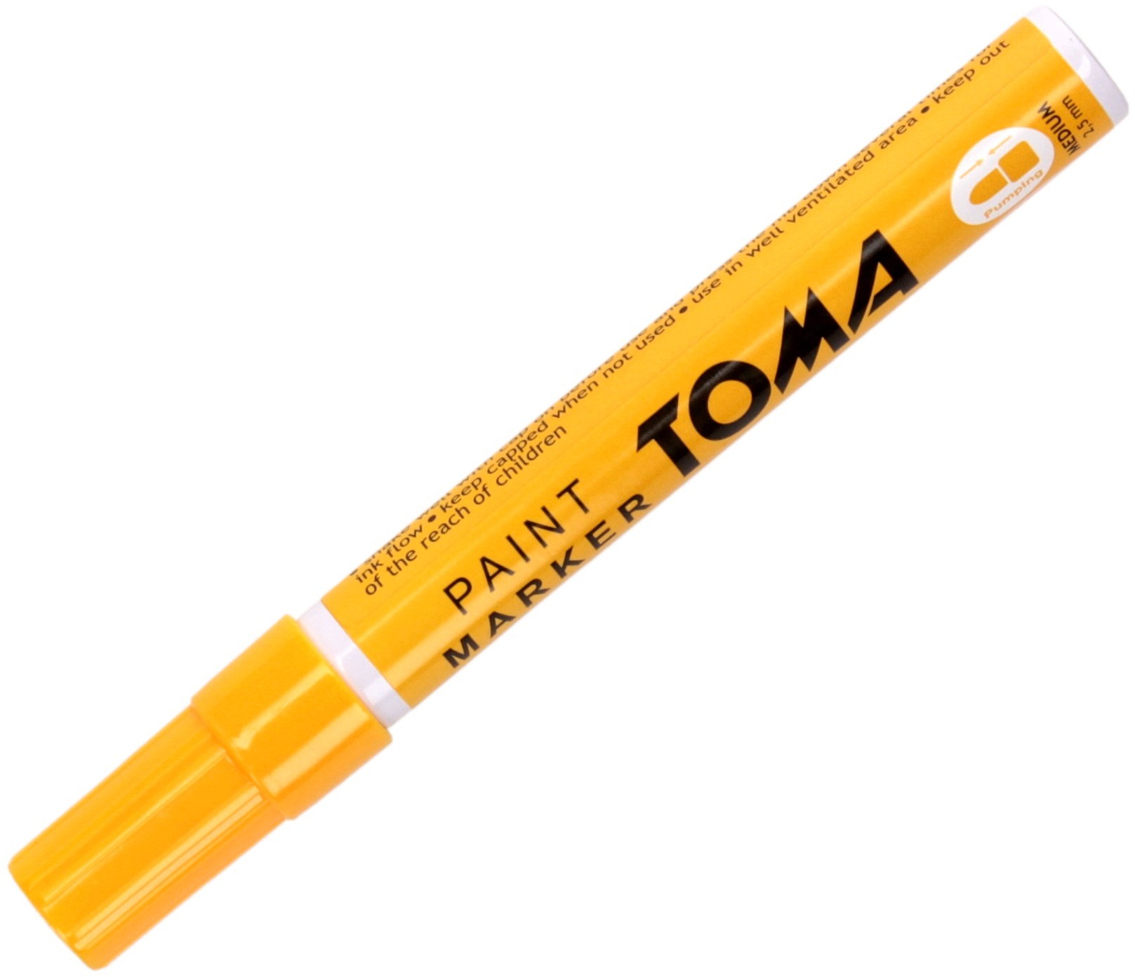 Toma Marker olejowy 2.5mm żółty okrągły TO440