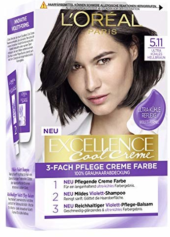 Loreal L'Oréal Paris L'Oréal Paris Cool Creme 5.11 Ultra chłodny jasny brąz, 258 g AA165300