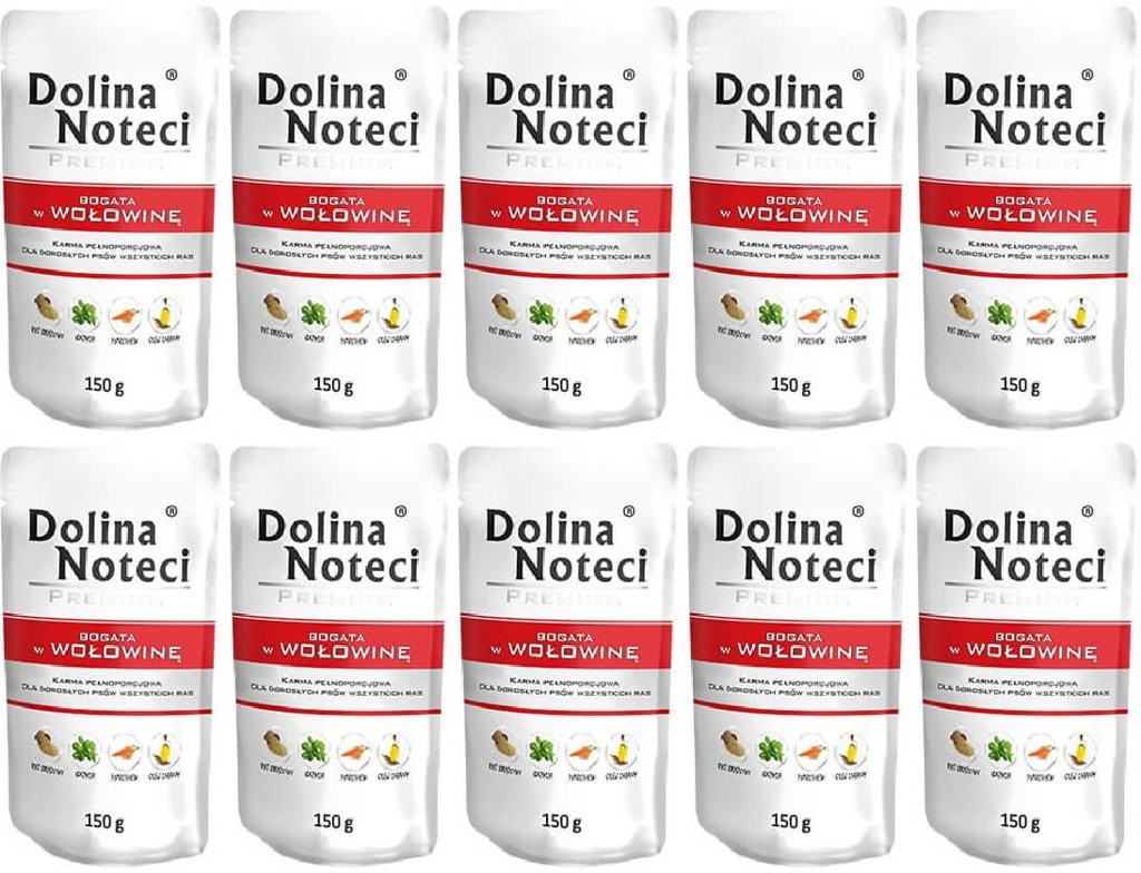 Dolina Noteci Premium Bogata w Wołowinę 10x150g