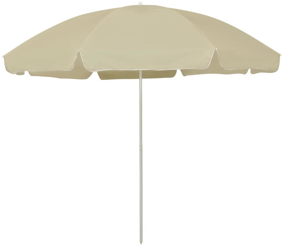 vidaXL Parasol plażowy, piaskowy żółty, 300 cm 314707