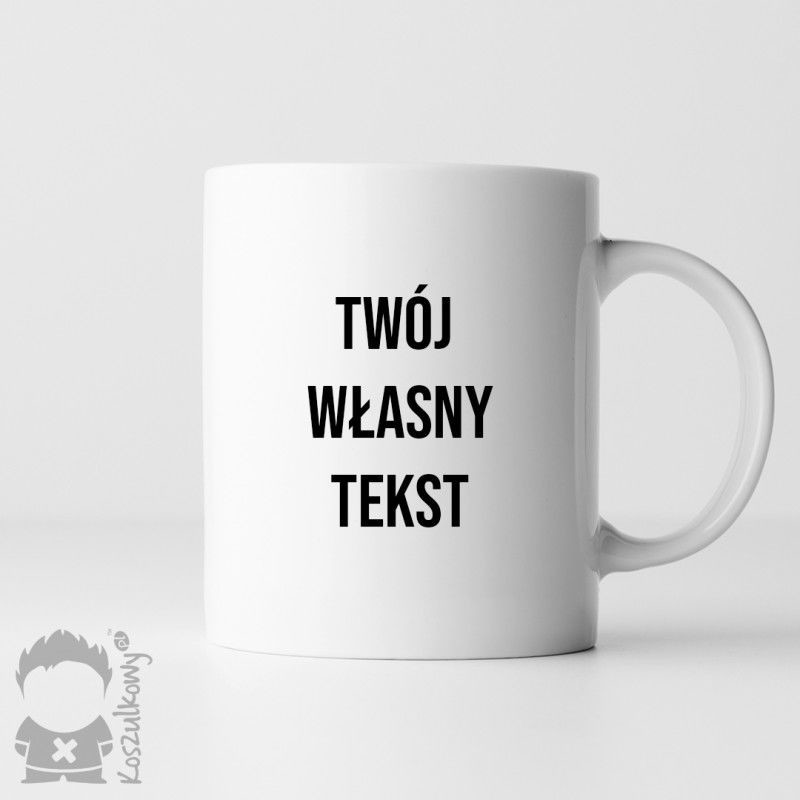 Kubek z własnym nadrukiem