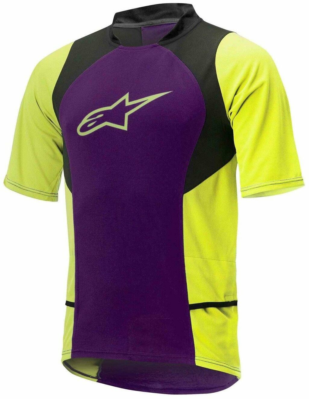 Alpinestars Koszulka Alpinestars DROP 2 purple-acid yellow 1766315-386 381050