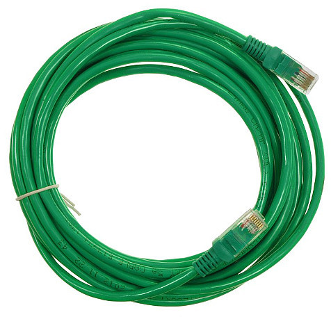 Kabel Patchcord Utp RJ45 kat.5e 3m Zielony [5427]