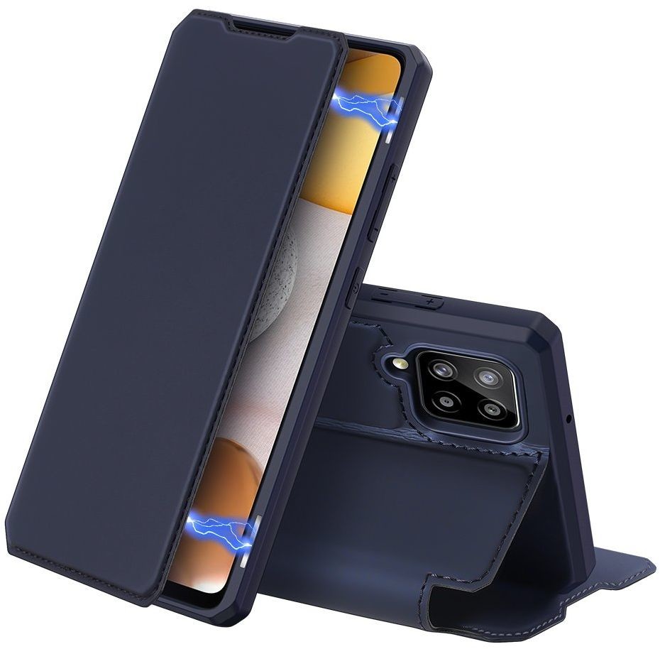 Dux Ducis Skin X kabura etui pokrowiec z klapką Samsung Galaxy A42 5G niebieski