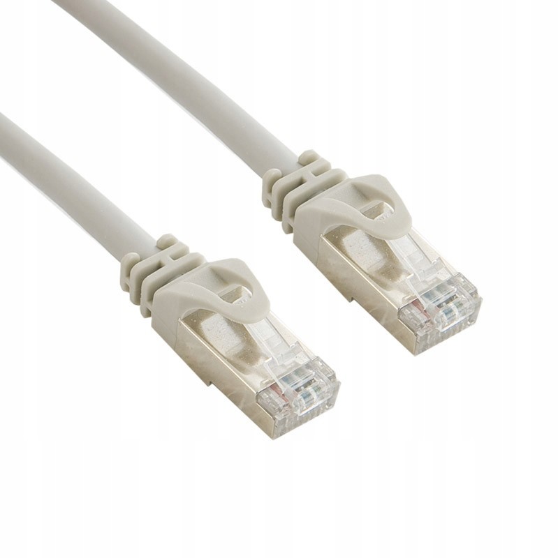 Фото - Патч-корд 4World Kabel patch cord RJ45, kat. 6, FTP, 15m|szary 