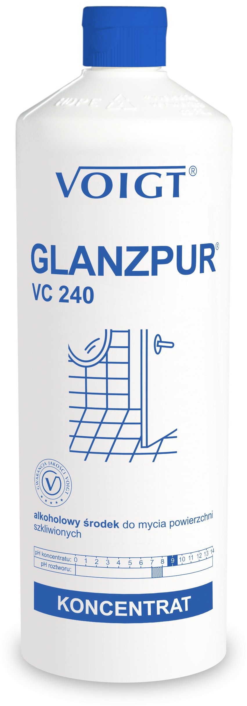 Voigt VC 240 GLANZPUR 1l. do powierzchni szkliwionych VC 240 1l.