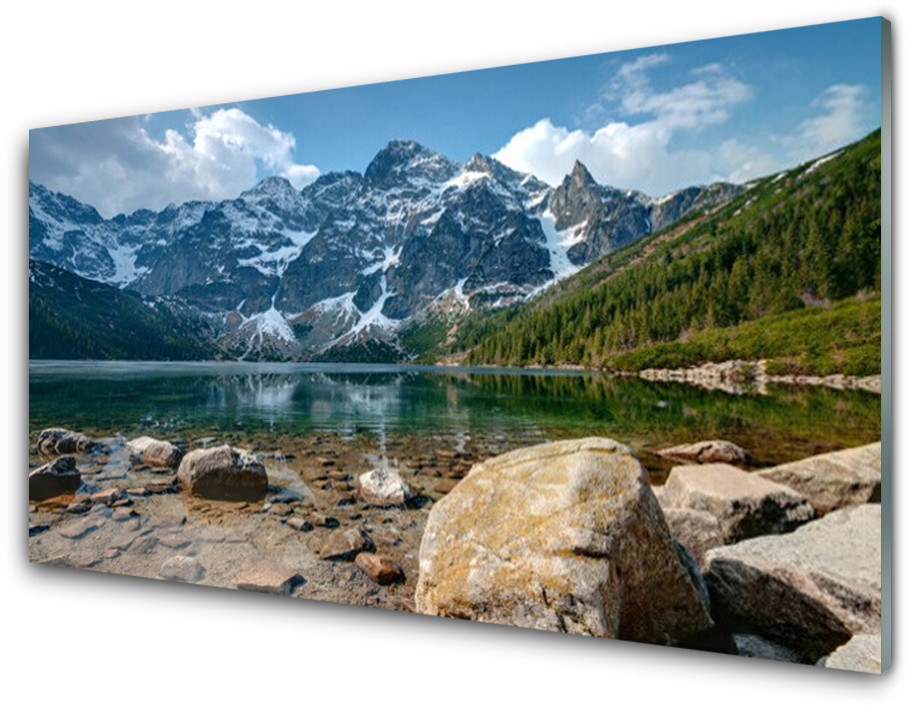 Tulup.pl Panel Kuchenny Góra Jezioro Krajobraz 100x50cm