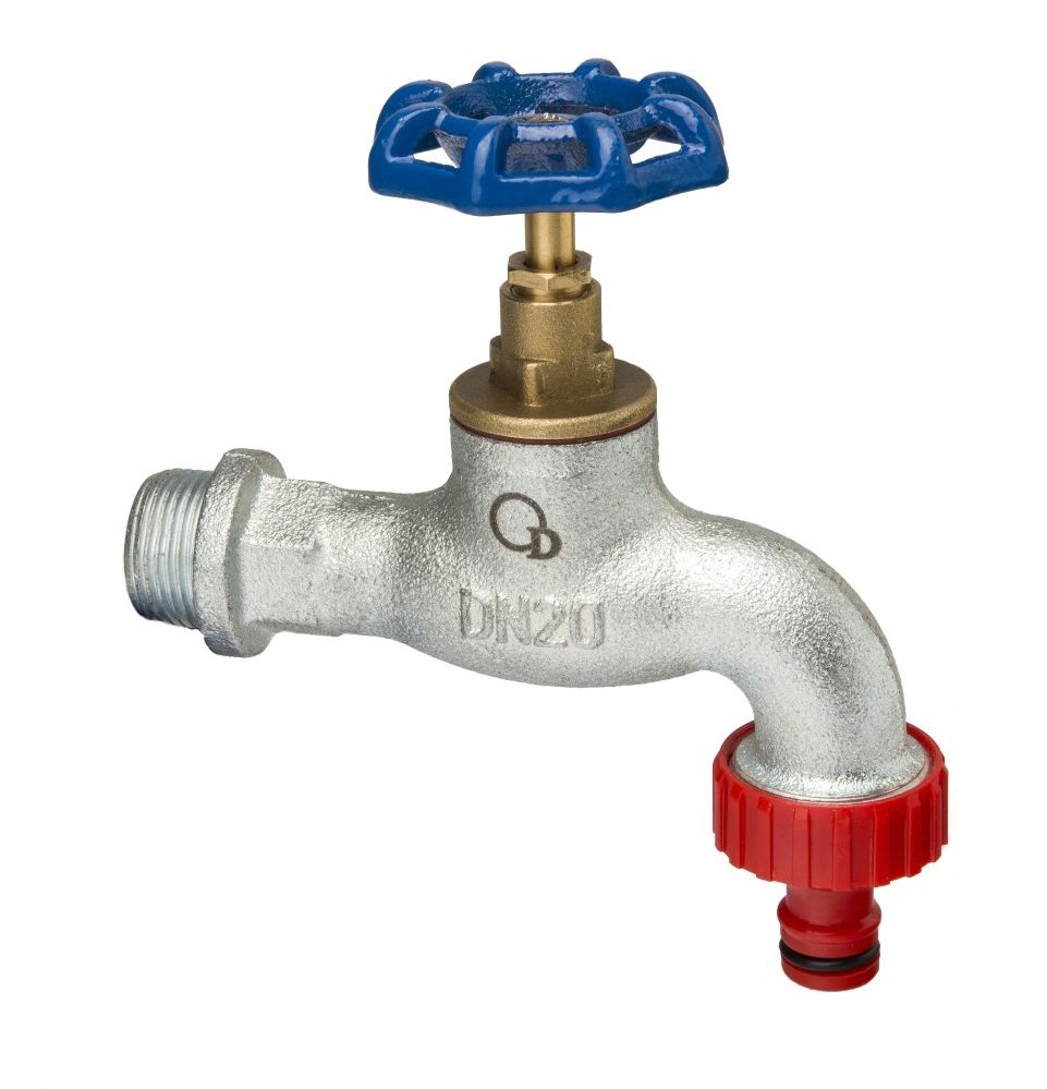 Kran żeliwny ocynk 1/2