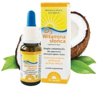 Dr. Jacobs D3 Witamina Słońca 20 ml