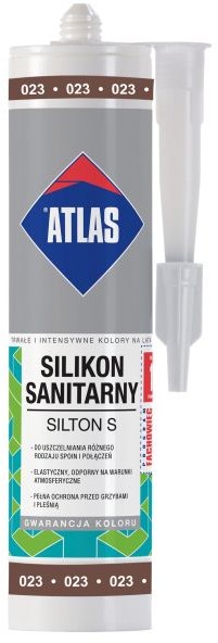 Atlas Silikon 023 brąz 280 ml W-SI001-B0023-AT1A