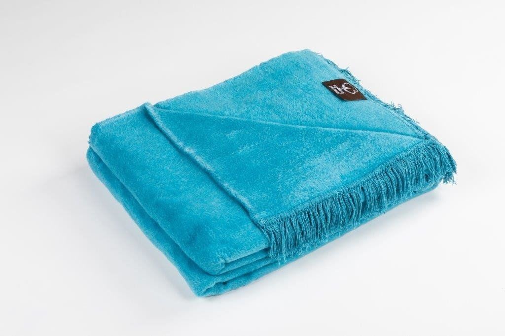 Cotton cloud Koc Cotton Cloud Housie Plain Turkusowy