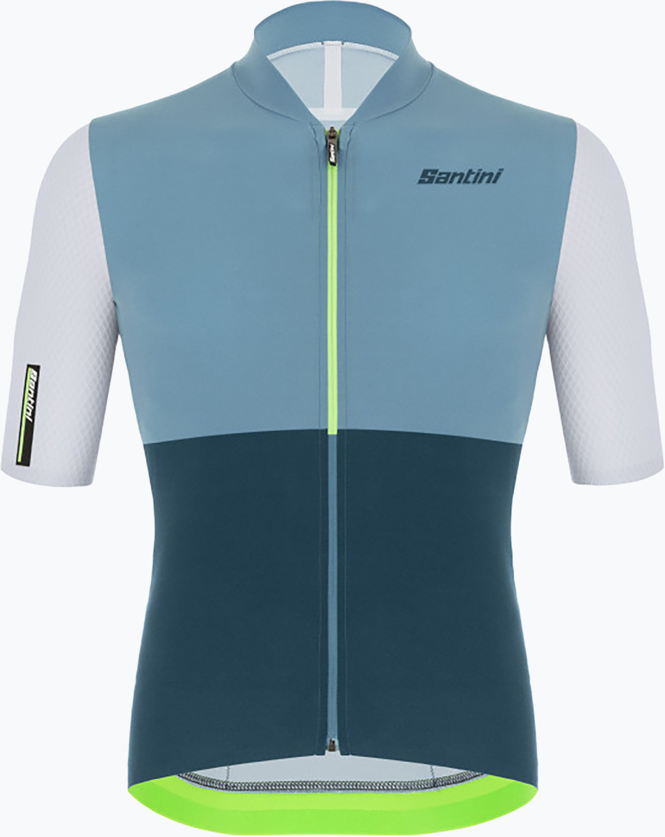 Santini Koszulka rowerowa męska Santini Redux Istinto fluor green 2S94475REDUXISTIVFS