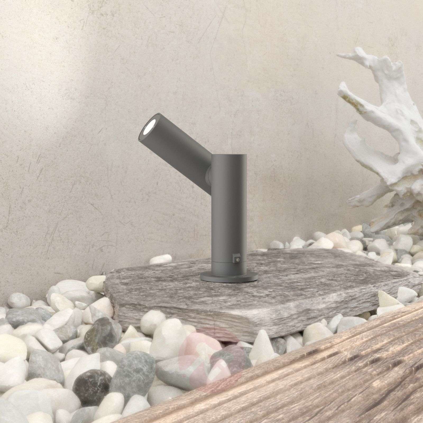 Lampenwelt com Lampa cokołowa LED Narea, regulowana, 14 cm