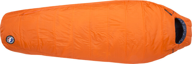 Big Agnes Big Agnes Lost Dog 15 Śpiwór Regular, orange/navy Left Zipper 2021
