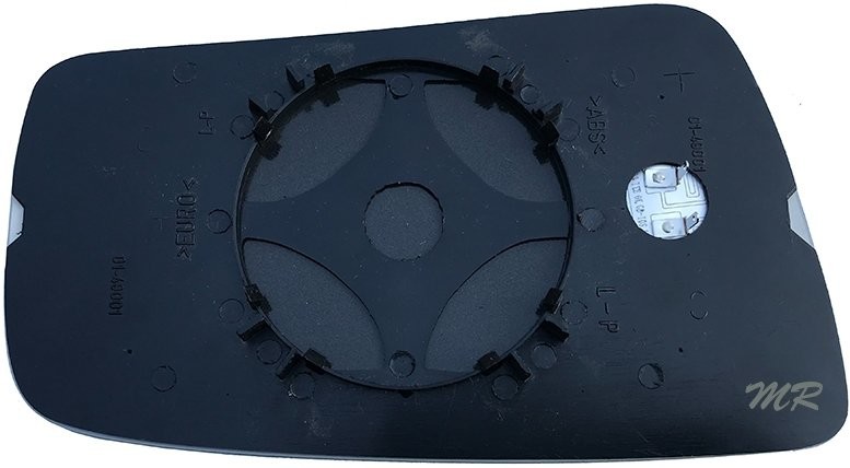 Szkło lusterka lewe PODGRZEWANE ASFERYCZNE + MOCOWANIE Ford Mustang 2004-2009 FO60EGW