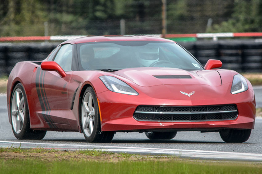 Jazda Chevrolet Corvette - kierowca - Tor Łódź - 1 okrążenie JCCŁ