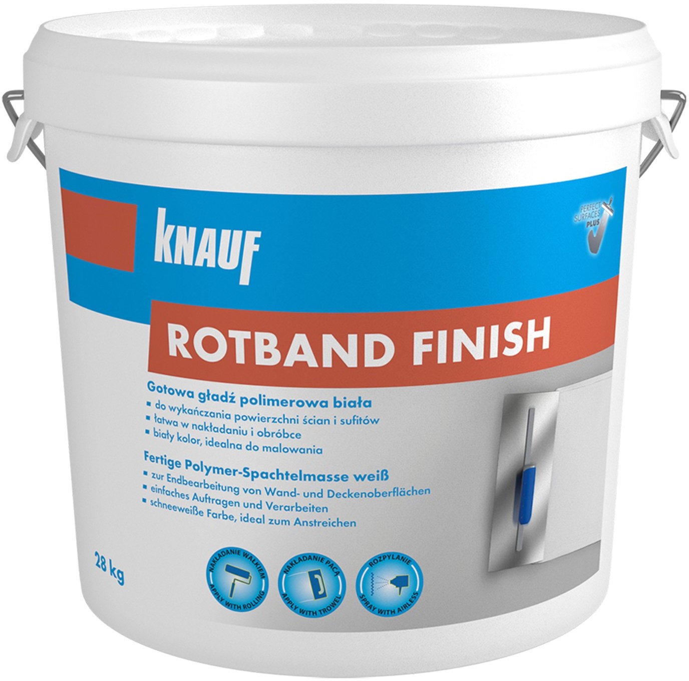 Knauf Knauf Gotowa masa szpachlowa Rotband Finish 28 kg