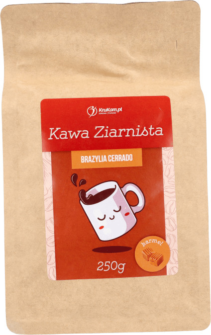 KruKam Kawa ziarnista Brazylia Cerrado karmelowa 250g