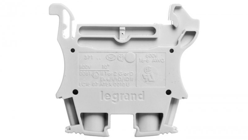 Legrand Złączka szynowa 2-przewodowa 10mm2 szara 037163 037163
