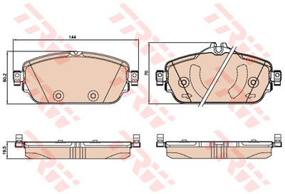 TRW KFZ Ausruestung GmbH) KFZ Ausruestung GmbH) GDB2070 GDB2070